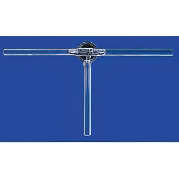 Rubinetti a tre vie, forma a "T", maschio vetro, vetro borosilicato.