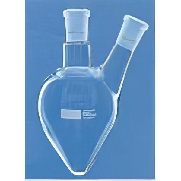 Palloni forma a cuore, due colli, un cono centrale ed un collo laterale, vetro borosilicato