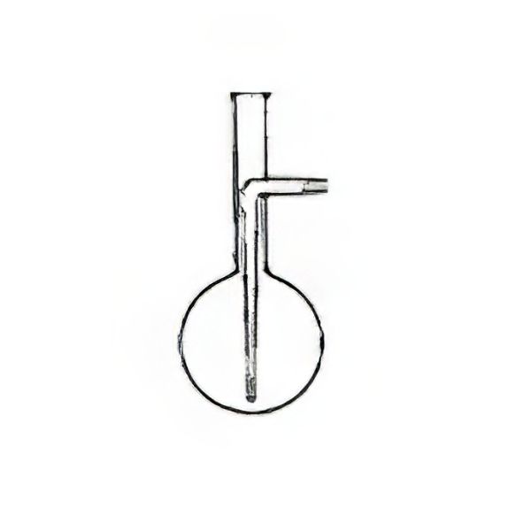 Palloni per distillazione, in corrente di vapore, orlo svasato, vetro borosilicato.
