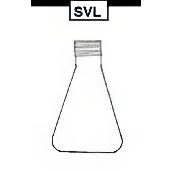 Matracci Erlenmeyer, collo a vite SVL, senza tappo, vetro Pyrex/Duran
