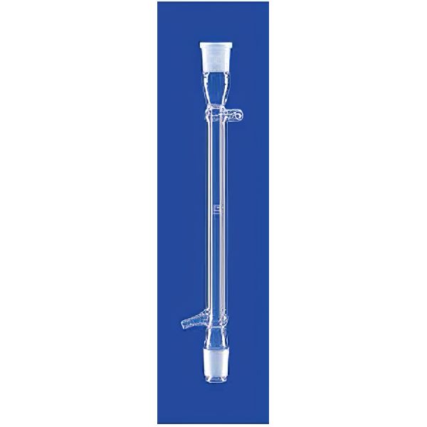 Refrigerante a canna saldata, secondo Liebig, con due coni normalizzati, vetro borosilicato