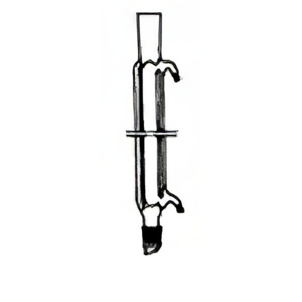 Refrigerante a doppia camicia secondo Dawies, con un cono NS 29/32, vetro borosilicato