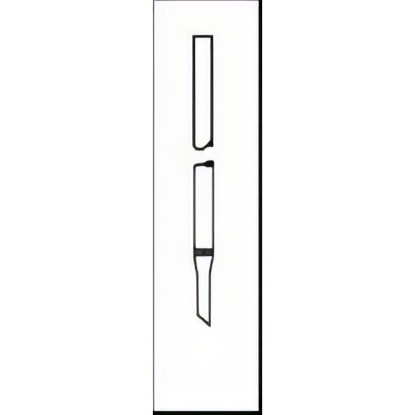 Colonne per cromatografia, con setto poroso (P1), in vetro borosilicato.