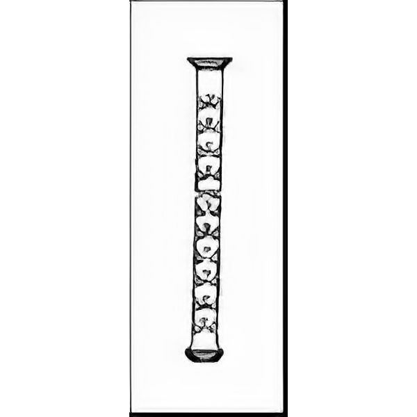 Colonne secondo Vigreux, con due GS 35/20, vetro borosilicato