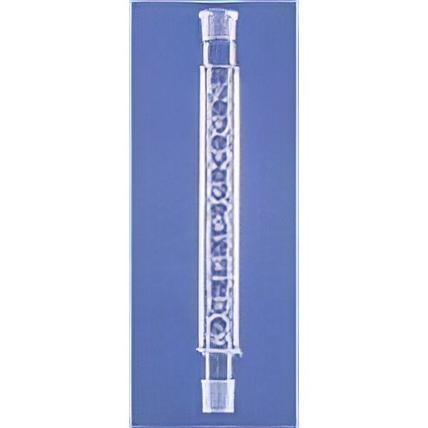 Colonne secondo Vigreux, con camicia sottovuoto, due coni NS 29/32, vetro borosilicato.