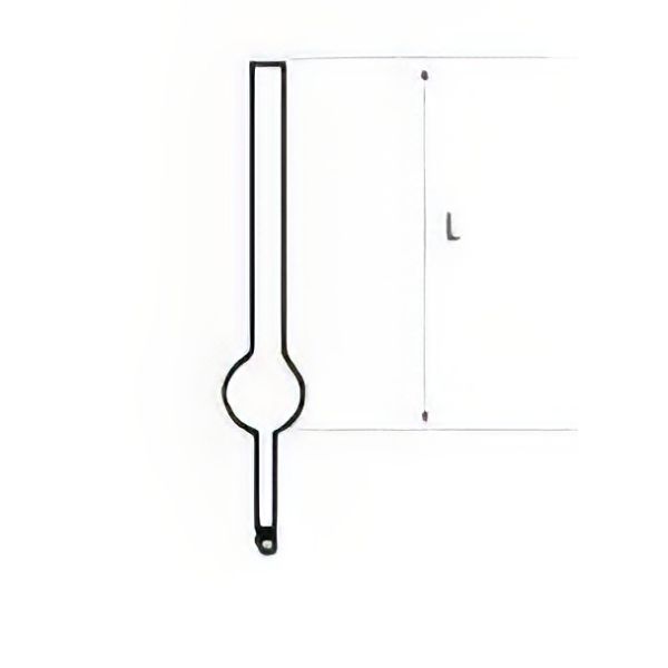 Tubi per cloruro di calcio, con bolla e portagomma diritto, vetro borosilicato.