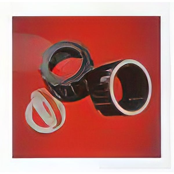 Tappo forato SVL 15 con guarnizione gomma foro 8mm