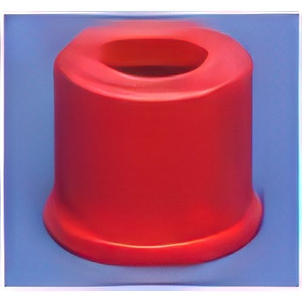 Tappo forato GL 14 con guarnizione silicone/ptfe foro 6mm