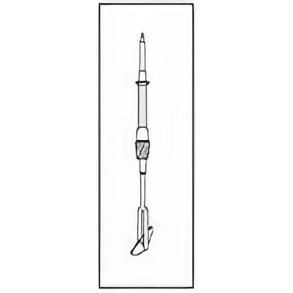 Agitatori smerigliati a siringa con guida esterna intercambiabile, cono NS 29/32, paletta in vetro, vetro borosilicato.