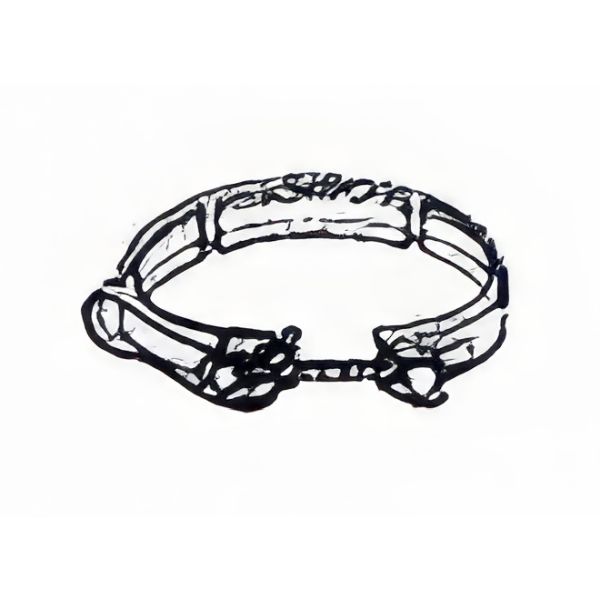 Ghiera metallica a tre segmenti, originale Duran (completa di o-ring al silicone).
