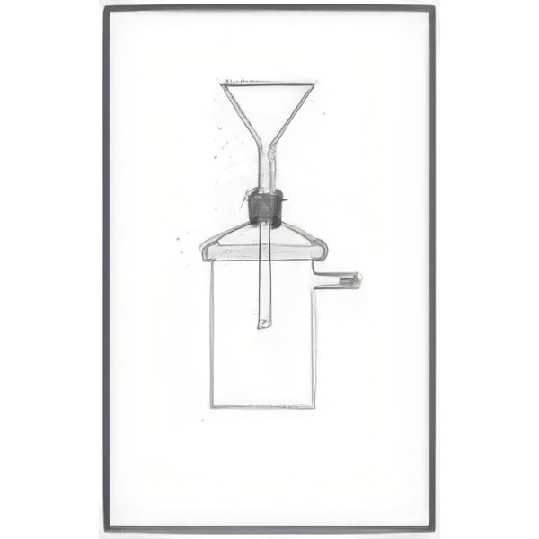 Filtri di WITT, vetro borosilicato, completi di bicchiere flangiato con attacco a portagomma, coperchio flangiato con collo centrale NS 29/32 e imbuto, senza bicchiere interno.