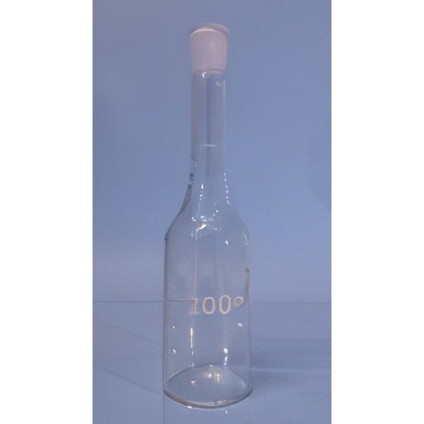Matracci per la determinazione del carbonio organico, tarati a ml 200, vetro borosilicato.