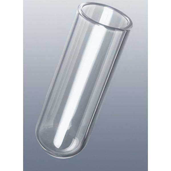 Provette per centrifuga fondo tondo, bordo diritto, vetro borosilicato.