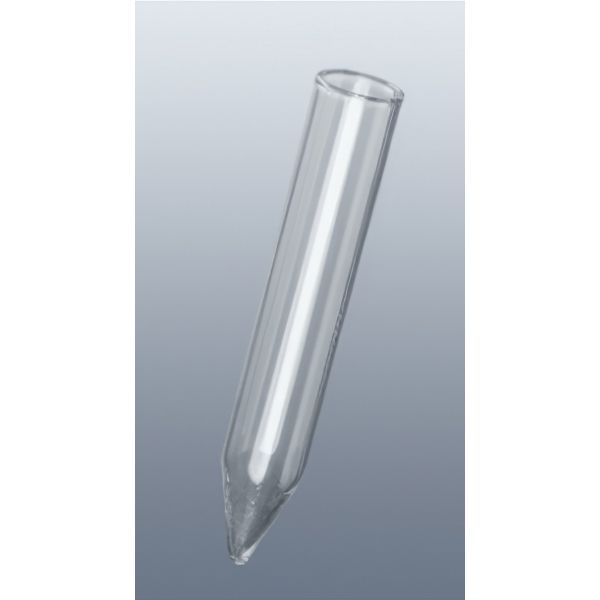 Provette per centrifuga fondo con punta conica, spessore forte, vetro borosilicato