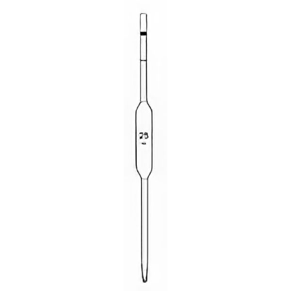 Pipette tarate un tratto, classe B