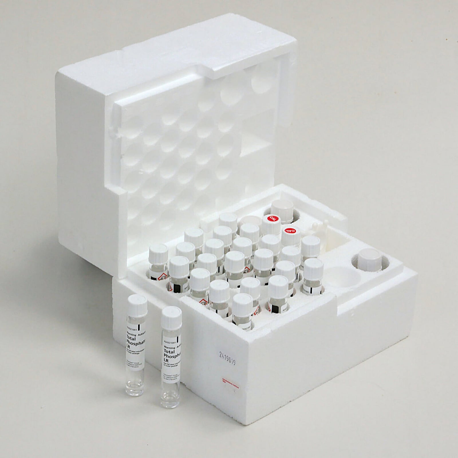 1X24 test Fosfati totali LR (Metodo 317)UN1444 AMMONIUM PERSULPHATE 5,1, III, (E)/ UN2796 SULPHURIC ACID mixture 8, II, (E) /UN3264 CORROSIVE LIQUID, ACID, INORGANIC, N.O.S (SULPHURIC ACID, PHOSPHORIC ACID, SOLUTION) 8, III, (E)