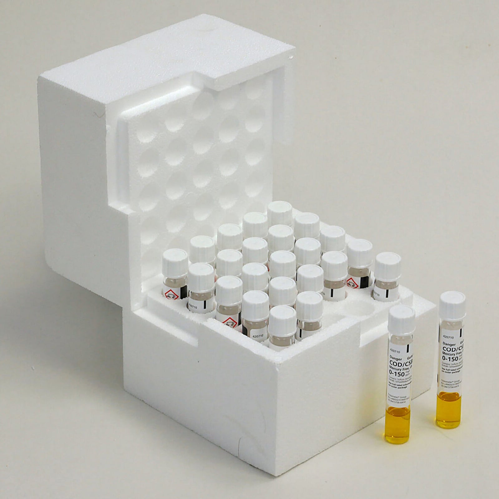 1 SET da 25 TESTS 3-150 mg/l COD (Metodo 130) UN1830 SULPHURIC ACID, ENVIRONMENTALLY HAZARDOUS, 8, II, (E)/UN1830 ACIDO SOLFORICO PERICOLOSO PER L'AMBIENTE 8, II, (E)