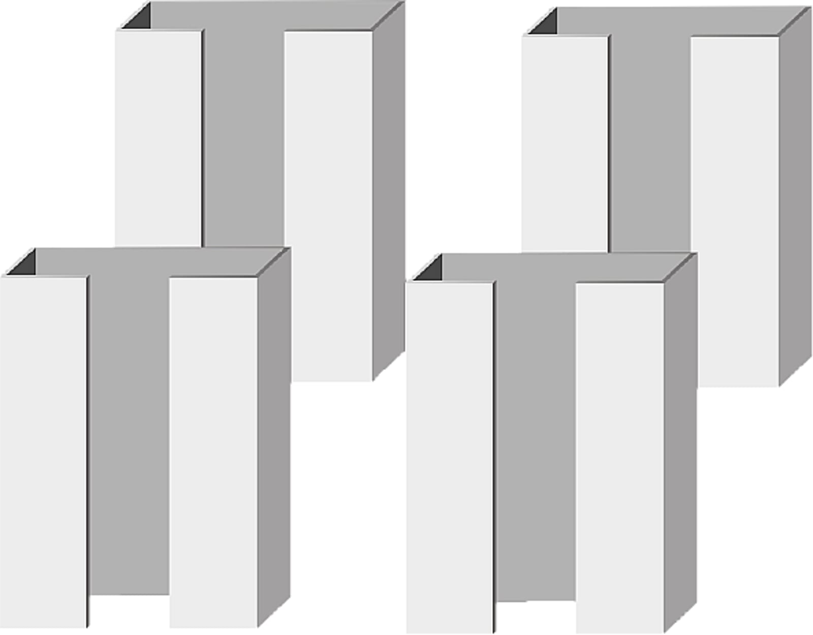 Kit per sovrapposizione 110 Lt(4pz)
