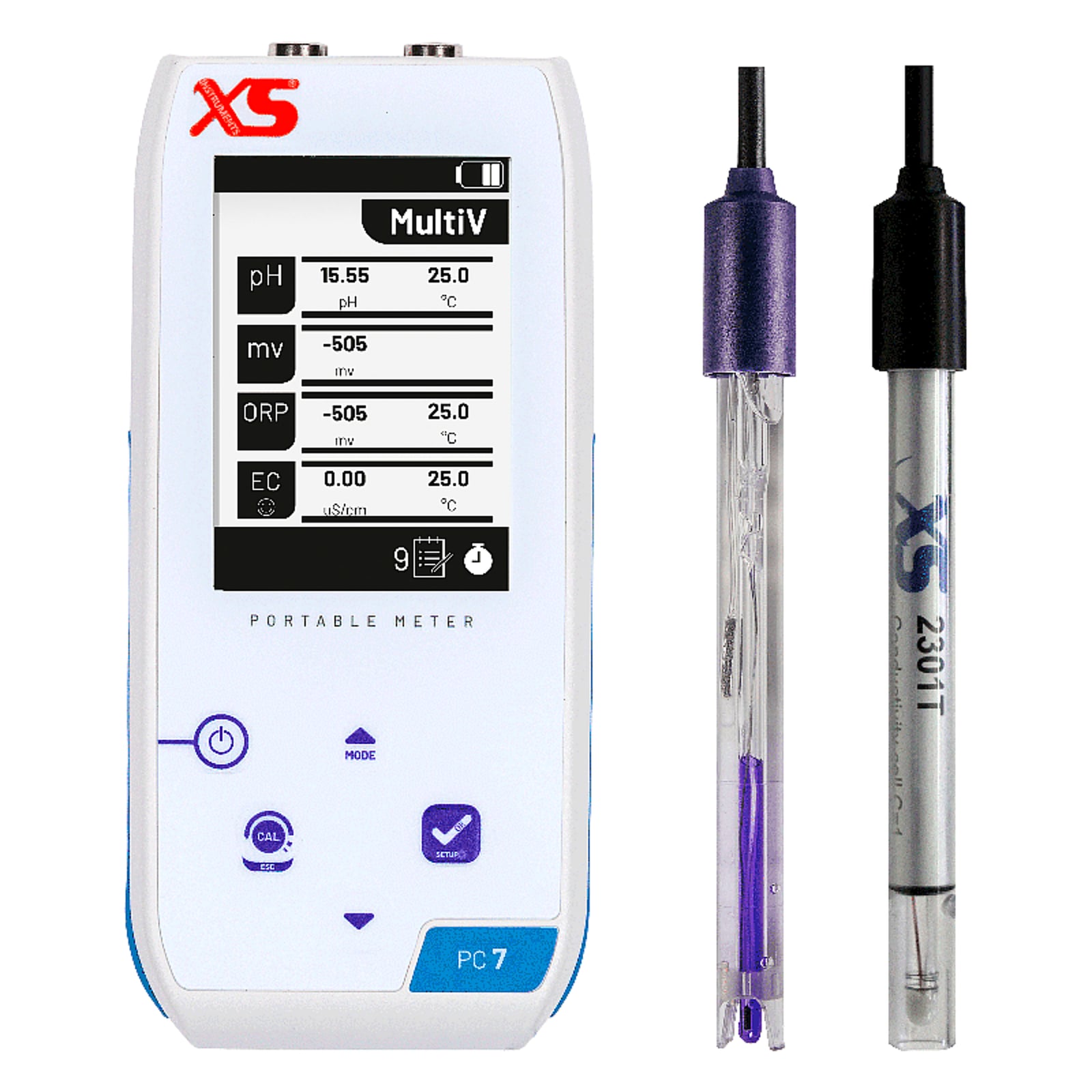 XS PC 7 NEX multiparametro portatile – Elettrodo 201 T - Cella 2301 T
