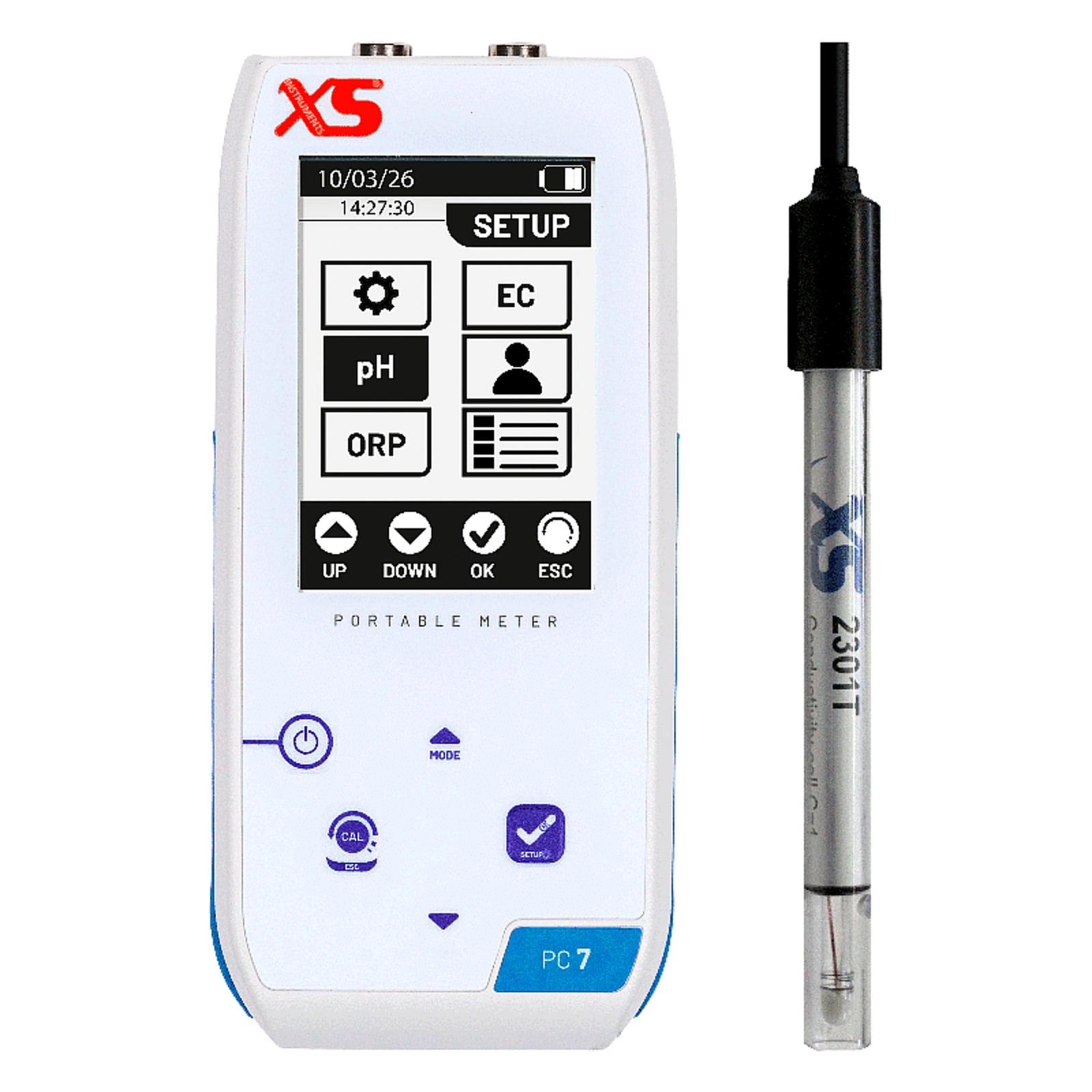 XS PC 7 NEX multiparametro portatile – Cella 2301 T - Senza Elettrodo