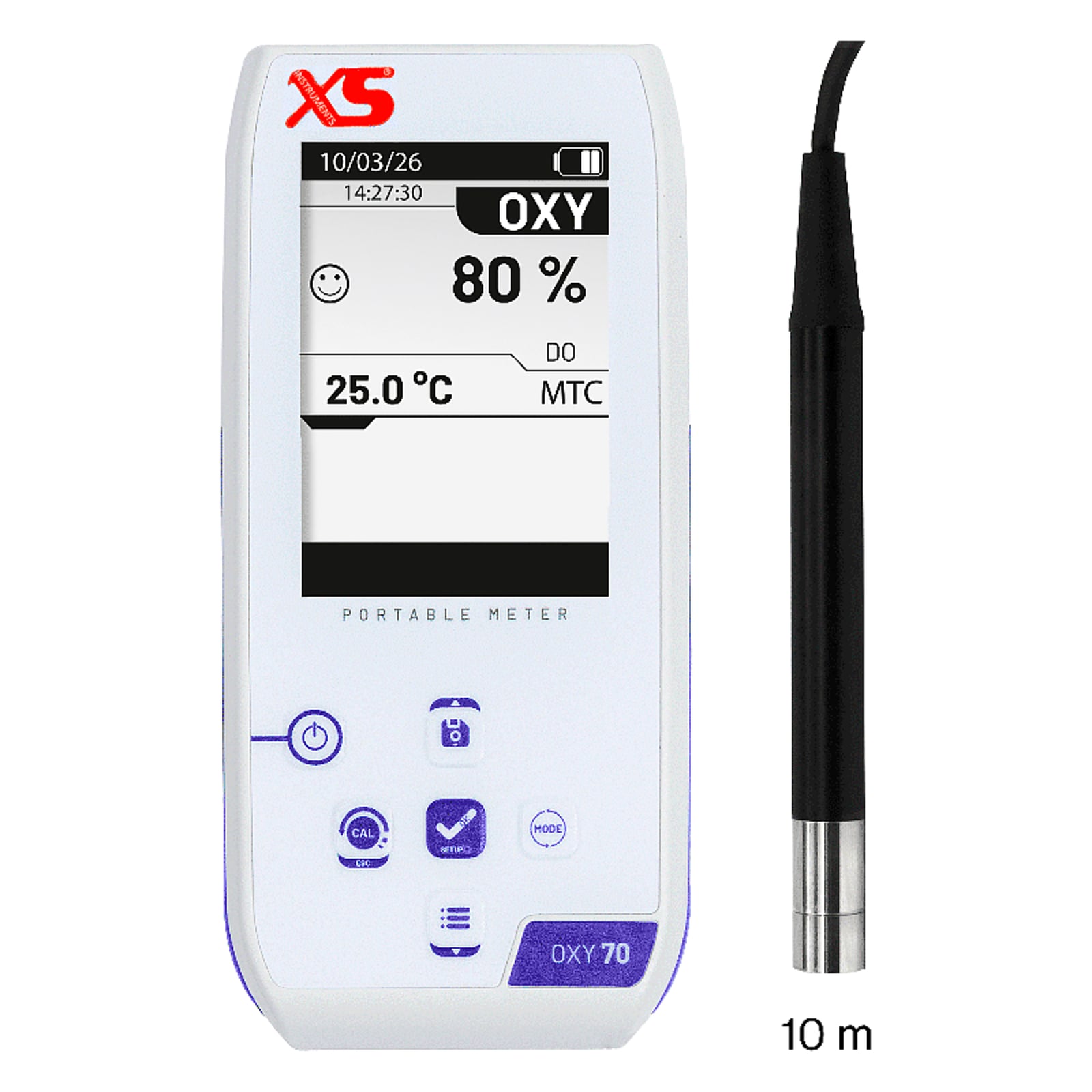 XS Oxy 70 NEX ossimetro portatile – Sensore ottico da 10 m