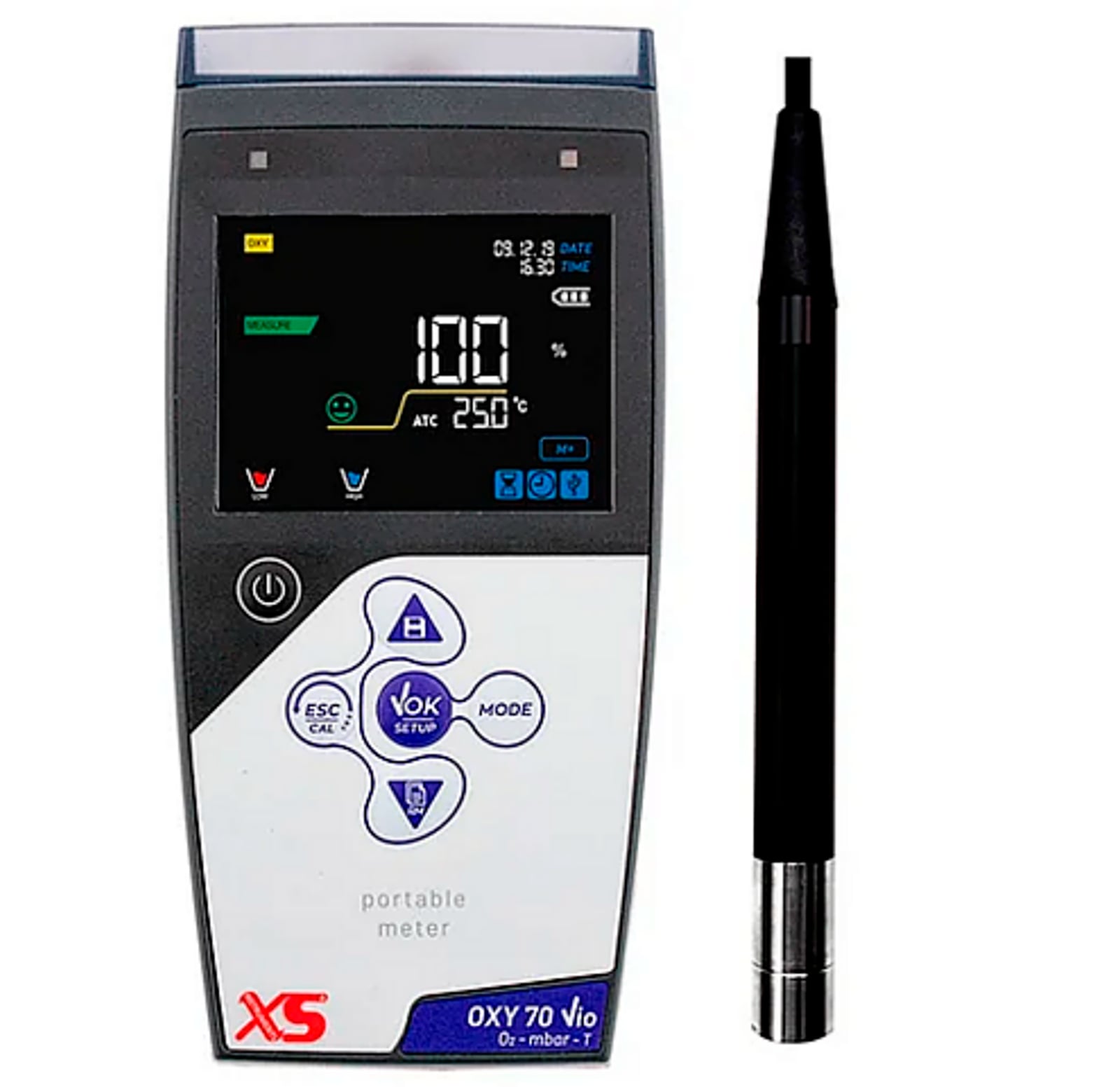 XS Oxy 70 Vio ossimetro portatile - Sensore ottico da 2 m