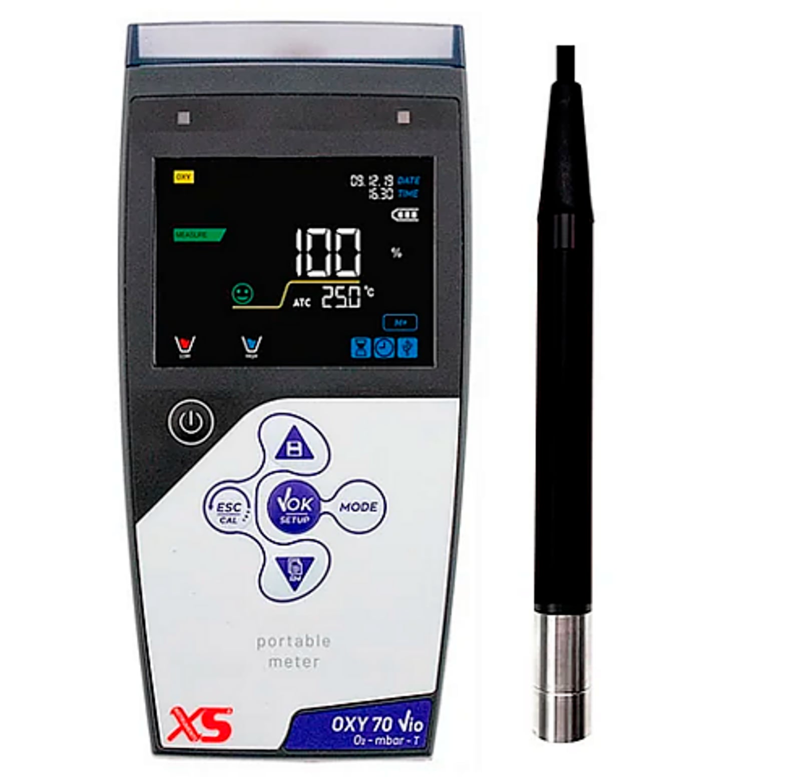 XS Oxy 70 Vio ossimetro portatile - Sensore ottico da 10 m