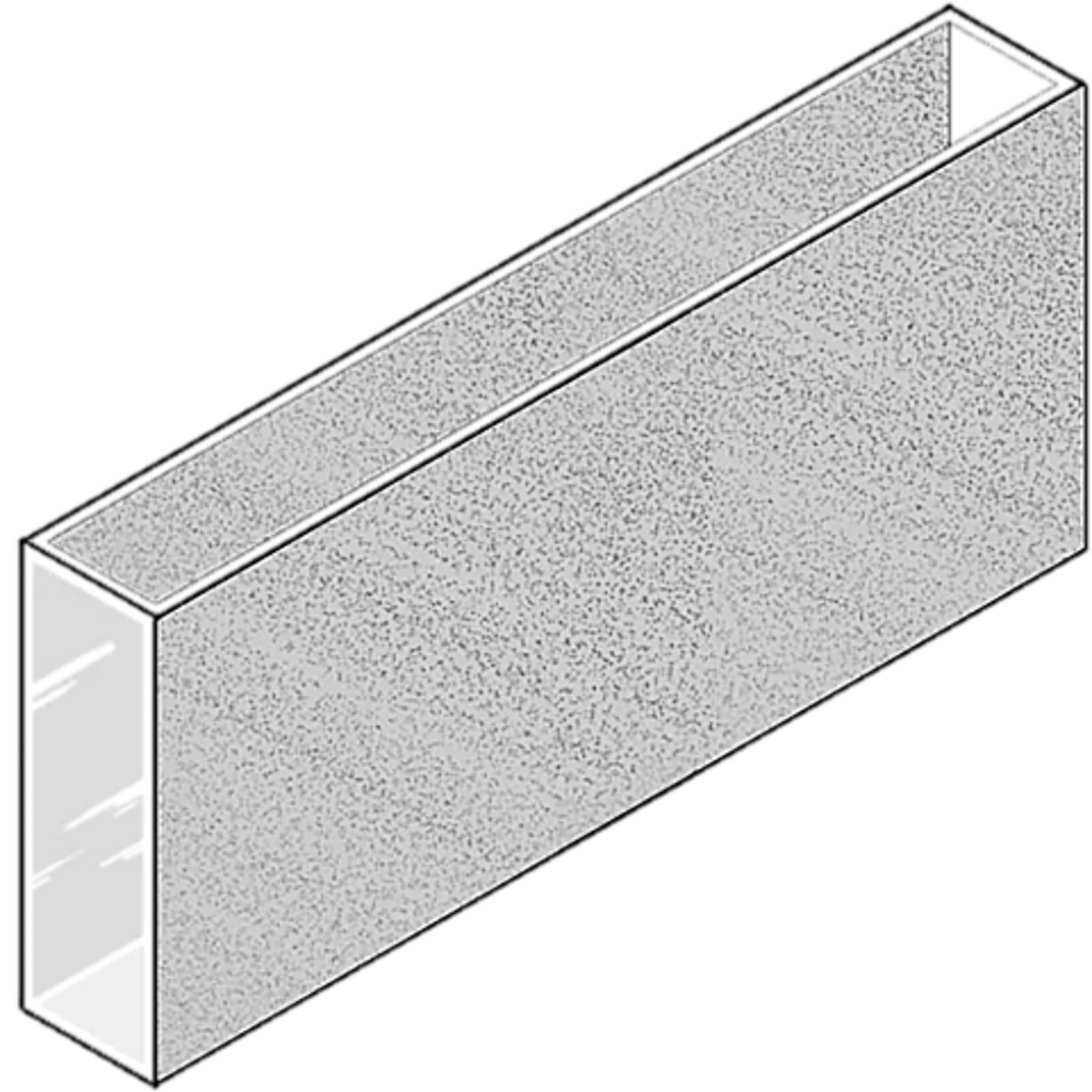 Cuvette quadrate 100mm, vetro al QUARZO. Set da 2 pz