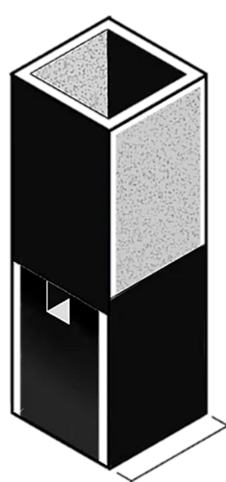 Cuvetta MICRO-100µl, in vetro al quarzo, 10mm
