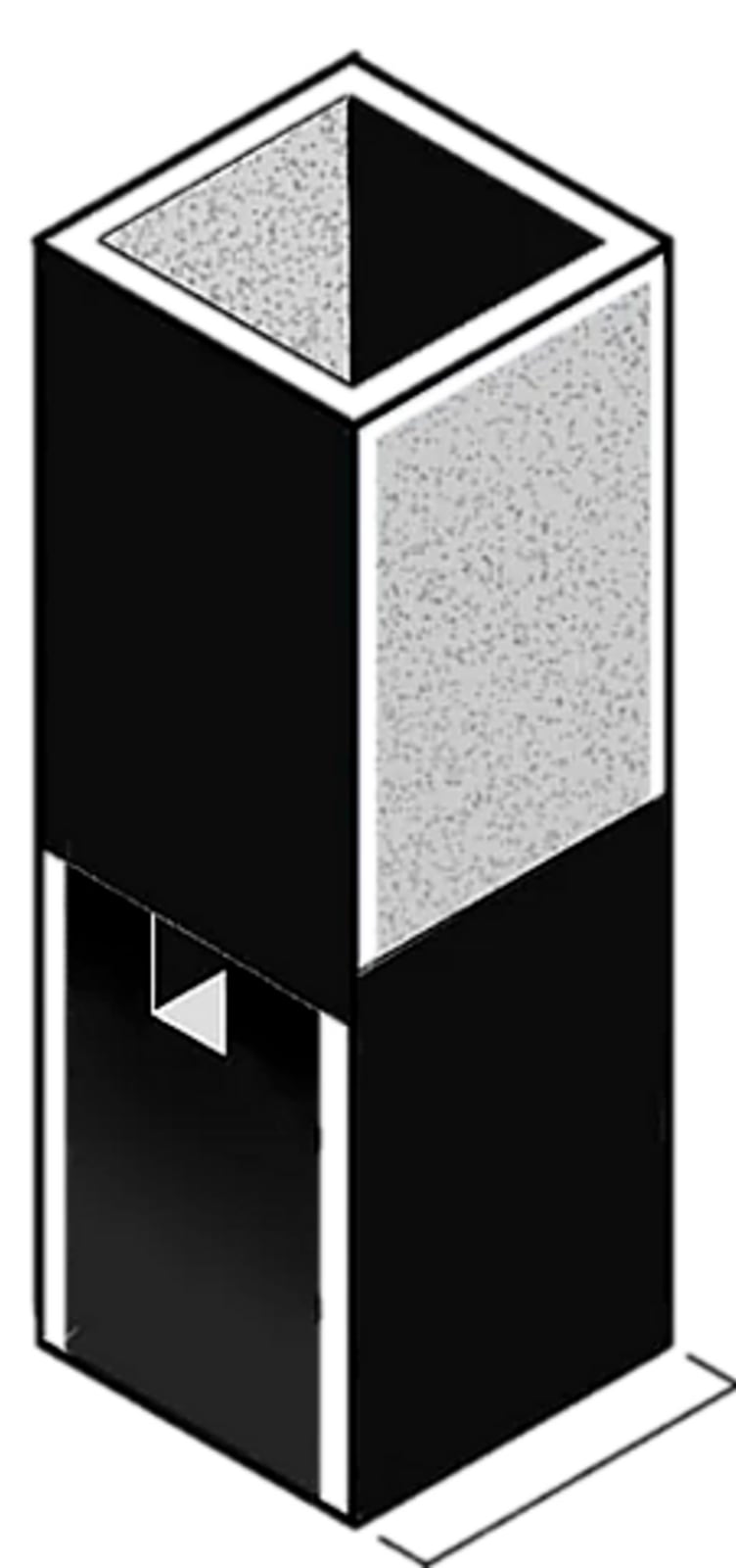 Cuvetta MICRO-200µl, in vetro al quarzo, 10mm