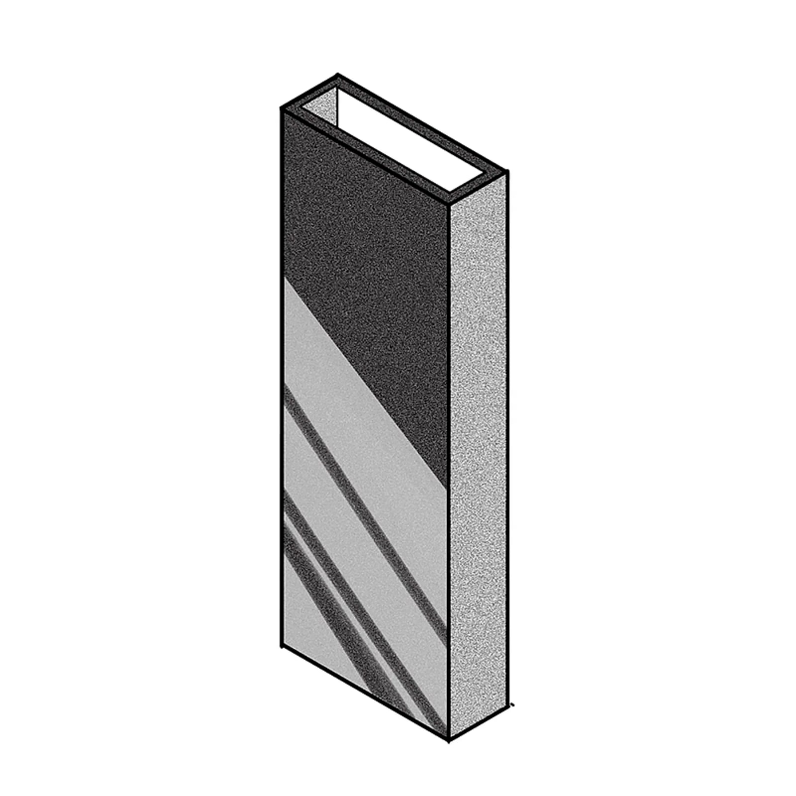 Cuvette in vetro ottico da 2 mm. Set da 2 pz