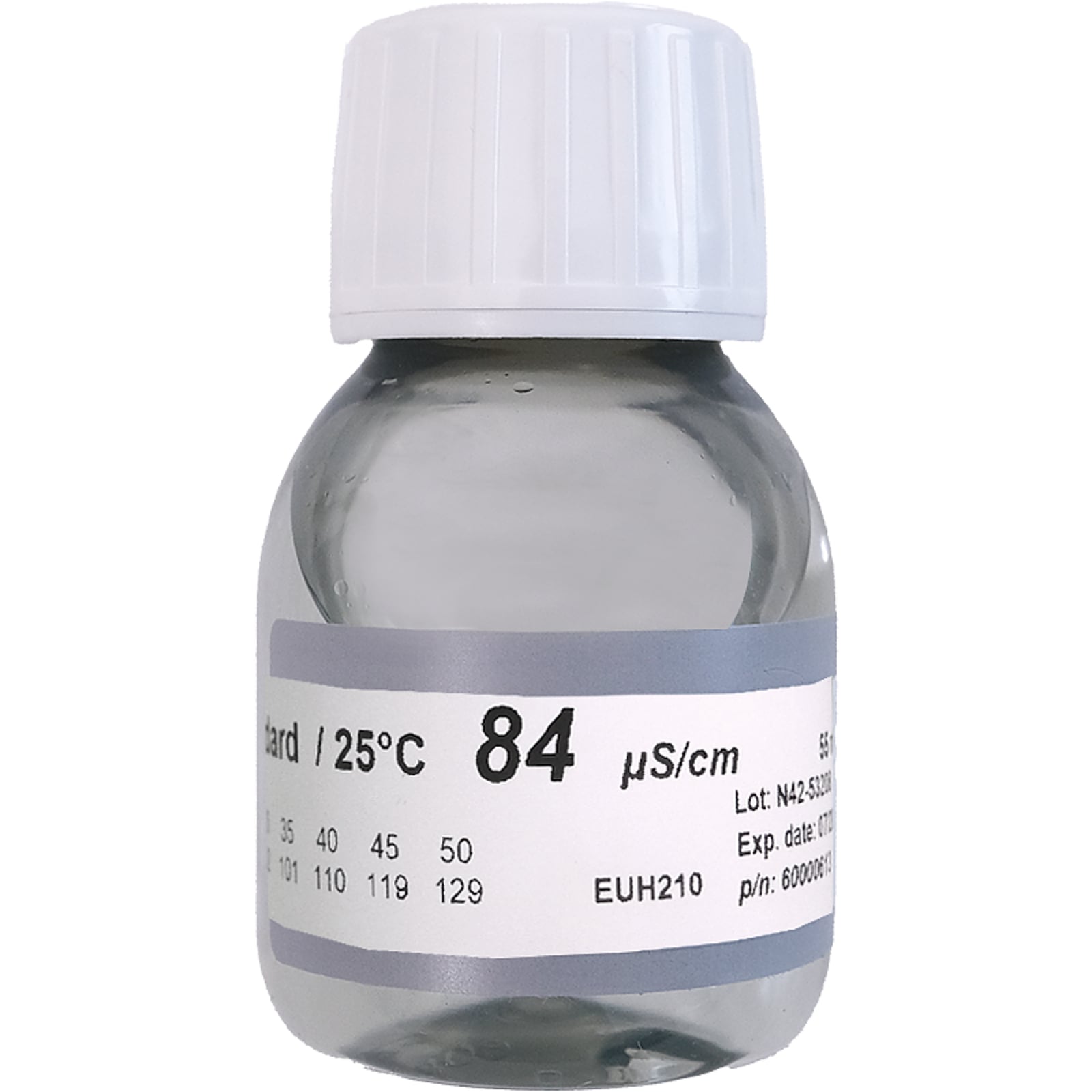 XS Basic EC 84 µS/cm / 25°C, 55ml flacone Soluzione di verifica