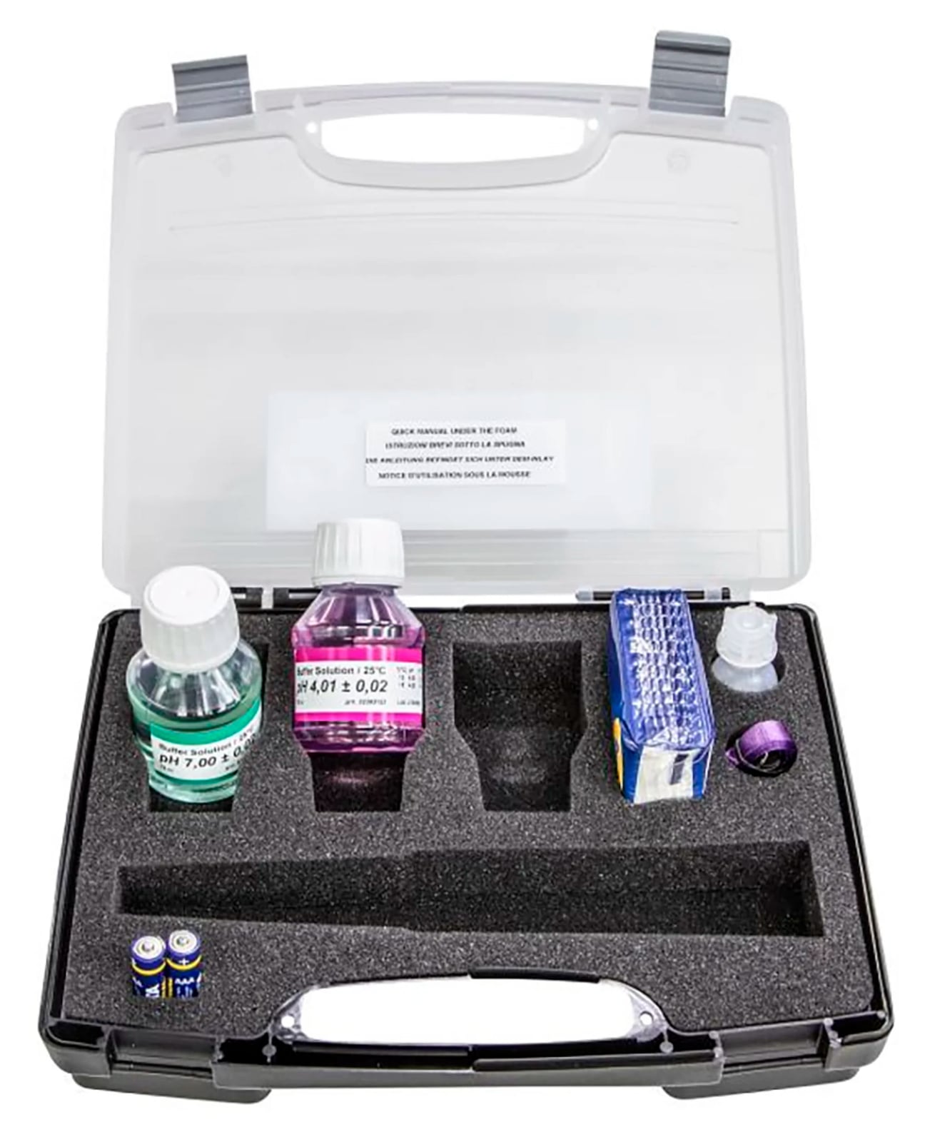 KIT valigia Tester pH con ACCESSORI