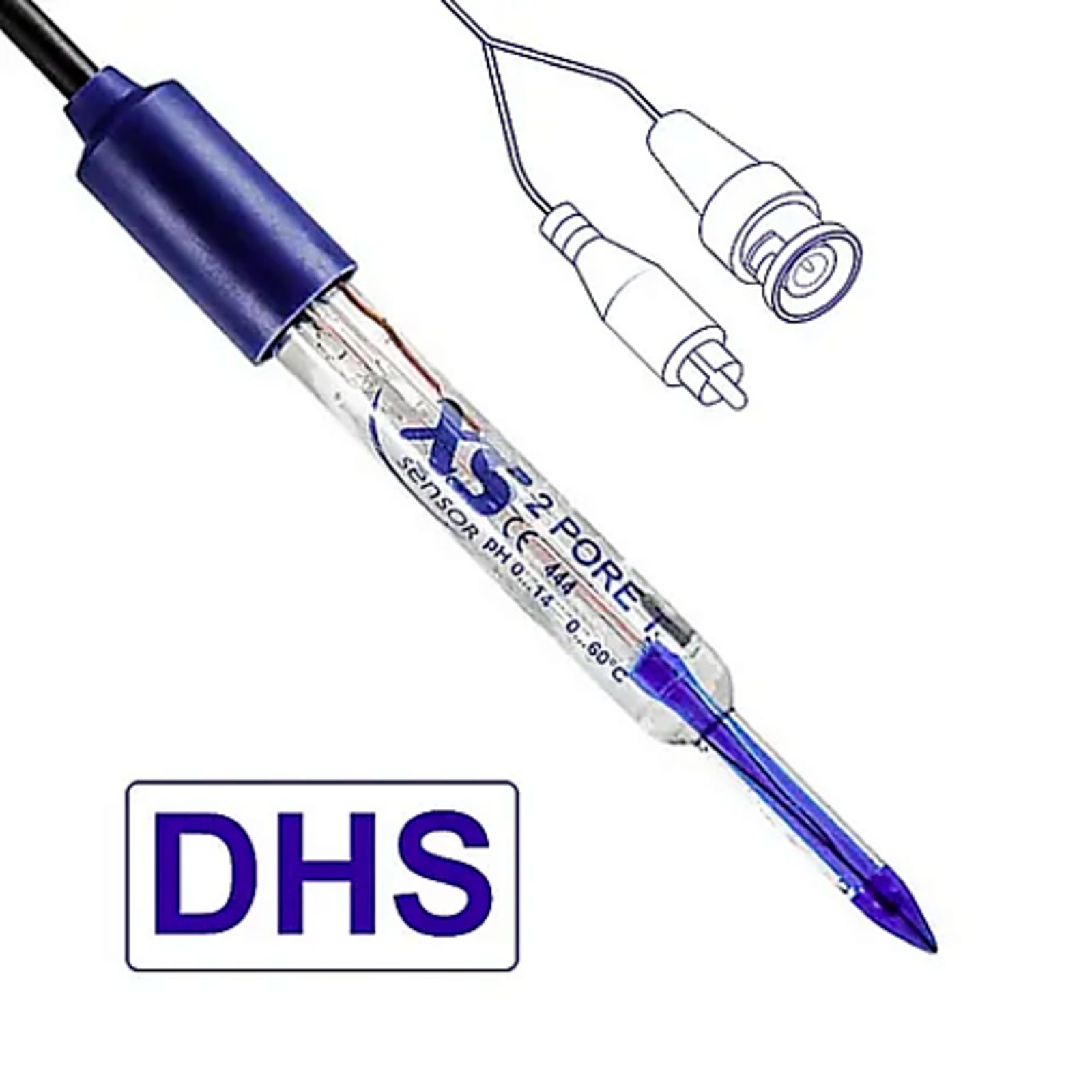 XS Sensor 2-Pore T DHS NTC Cavo 1m BNC
