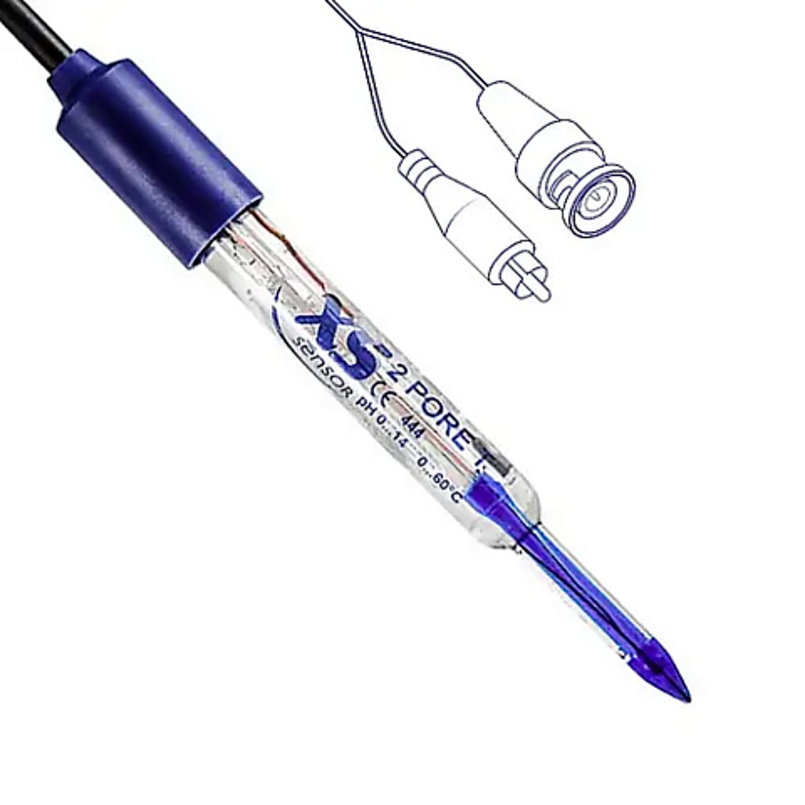 XS Sensor 2-Pore T NTC con Cavo 1m BNC