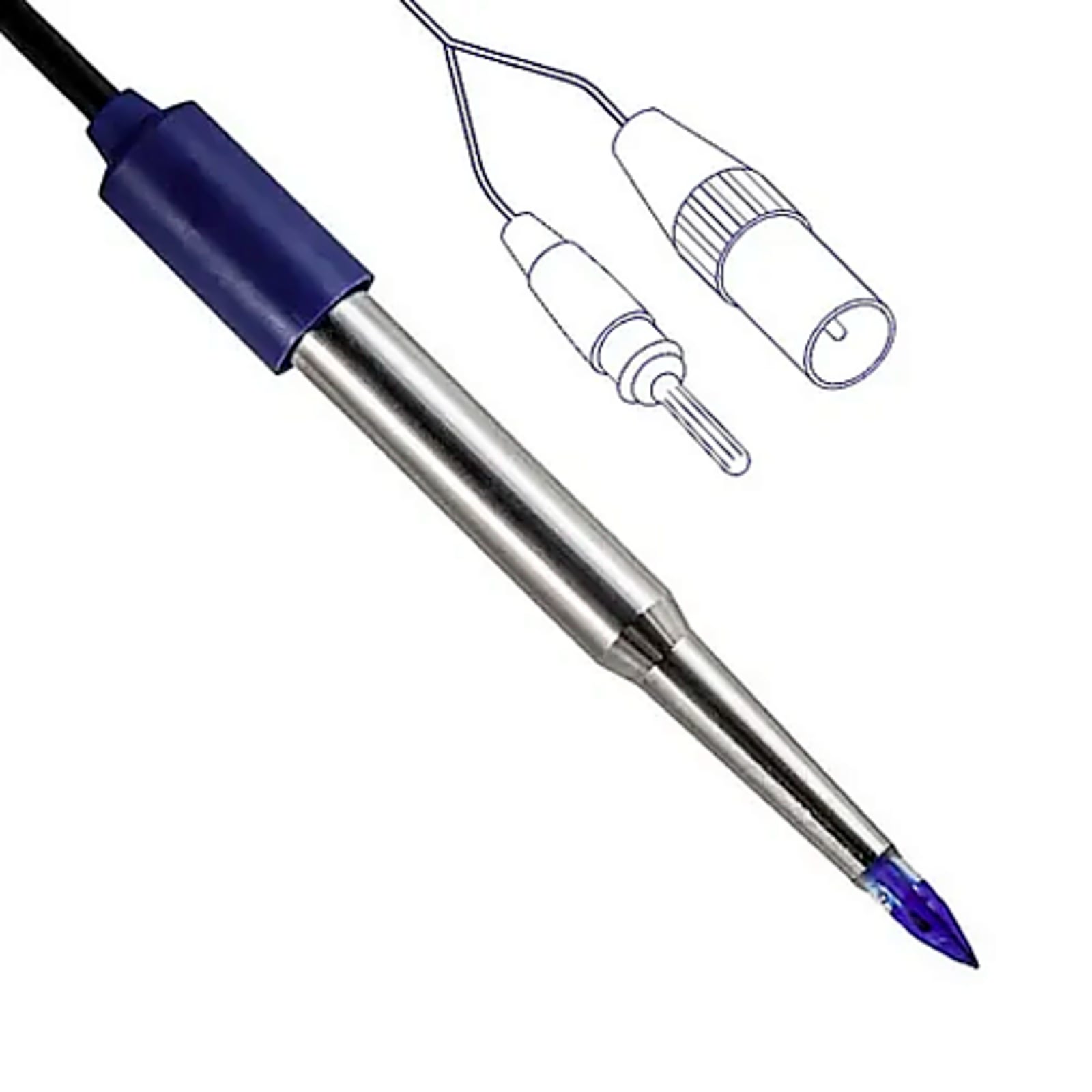 XS Sensor 2-Pore steel T DIN