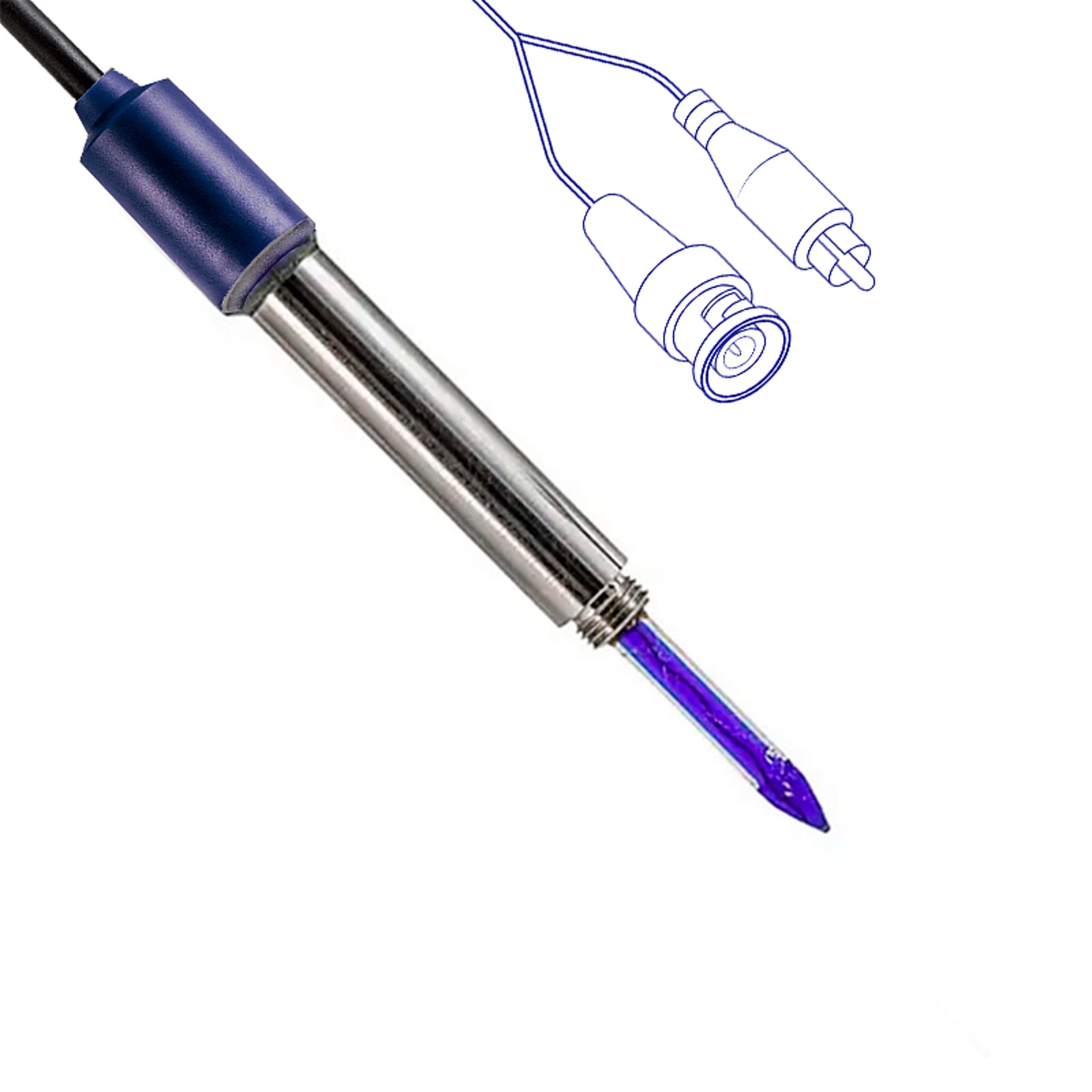 XS Sensor 2-Pore K T BNC Senza Lama
