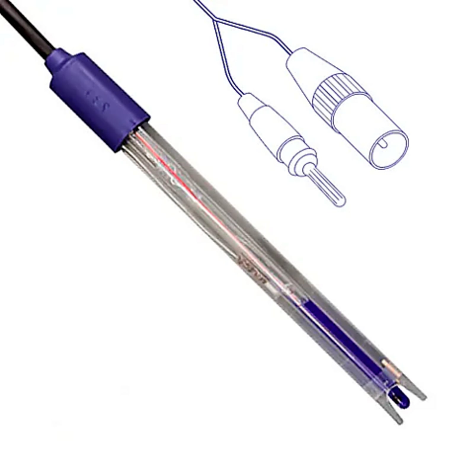 XS Sensor 201T DIN con 1 Banana 4mm
