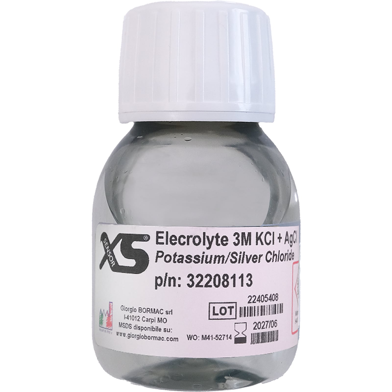 1X55ML XS Soluzione 3M KCl + AgCl
