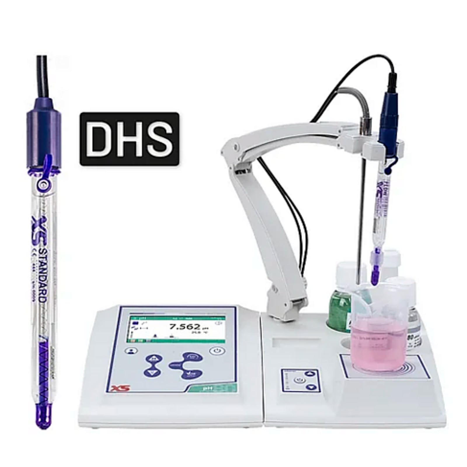 XS pH 80 PRO Stirrer - pHmetro da banco - Elettrodo Standard DHS