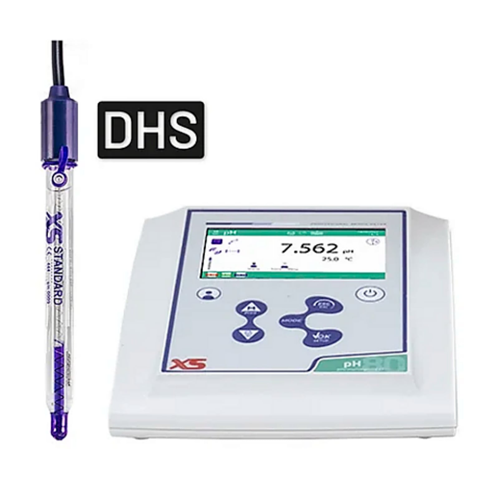 XS pH 80 PRO Basic - pHmetro da banco - Elettrodo Standard DHS