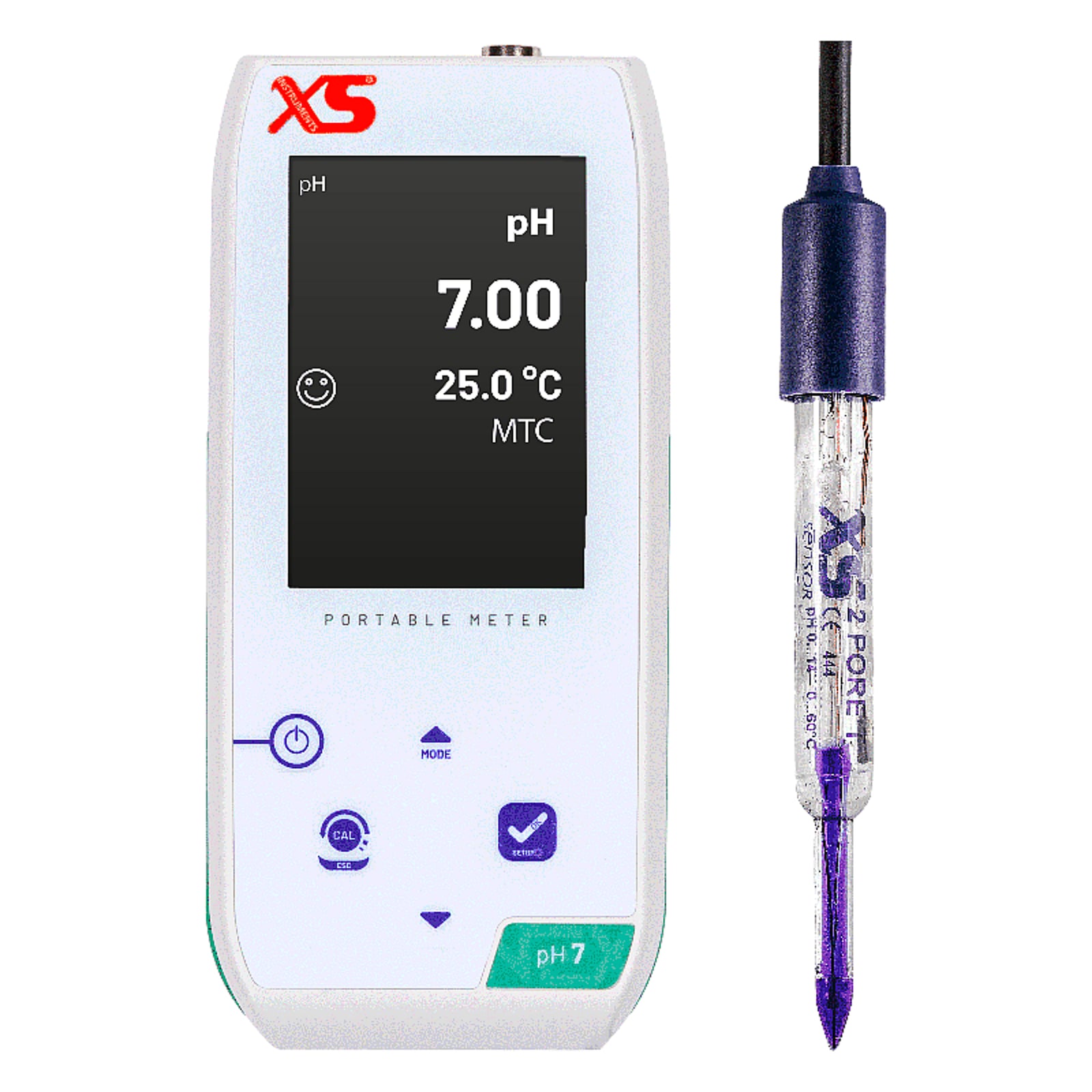 XS pH 7 NEX Food pHmetro portatile - Elettrodo 2 Pore T